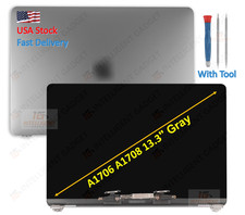 Retina New MacBook Pro 13" A1706 A1708 2016 2017 LCD Screen Assembly Space Gray