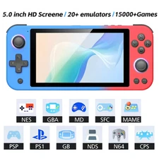 64GB Handheld Retro Game Console Video Consoles Stick IPS Built-in 15000 Games