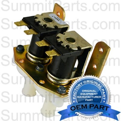 #ad 9379 183 012 OEM FACTORY 2 WAY WATER VALVE 120V WHITE FOR DEXTERK 78665 $36.99