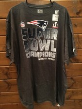 Camiseta 4XL New England Patriots Super Bowl LI 51 Champions Locker Room Fanatics