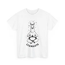 Llamaste Llama Lovers Llama Yoga Women Men Funny T-Shirt