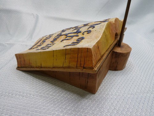 Jim Shore PEACE ON EARTH 16" Ornament Stand Only 118943 Book Christmas 2004 - Picture 8 of 9