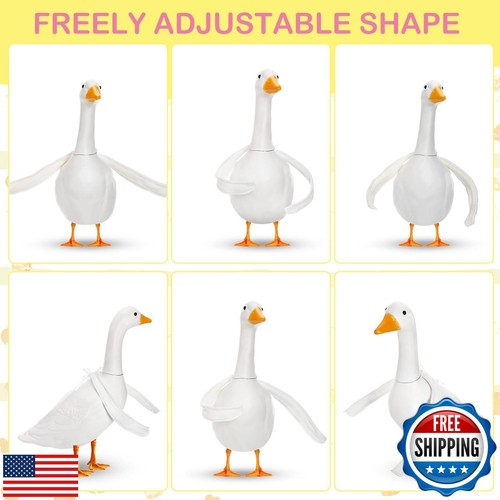Abbylike 2 Pcs Poseable Goose Wings for 23”- 28" Porch Lawn Goose Outfit Acce - Picture 4 of 5