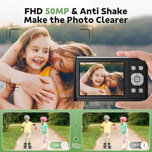 Digitalkamera FHD 1080P 50MP Fotokamera Fotoapparat Digitalkamera 16XDigitalzoom - Bild 3 von 32
