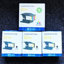 Brother Lc71 Ink Cartridge Black  3  3-Pack Standard Color Ink Cartridge  1