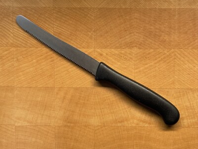 Brötchenmesser Wellenschliff Rostfrei, Handschliff, Made in Solingen, Germany