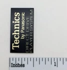Technics by Panasonic Direct Drive Turntable Gold Badge For Dust Cover