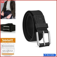 Men's Casual Leather Belt Genuine Leather Silver Buckle Dress Work Casual Style