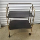 1950s Folding Serving Tea Service Cart Versa Table Folding Microwave Cart