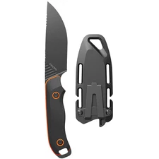 Tactica K.400 Hunting Knife 3.8" D2 Steel Fixed Blade G10 Handle w/ MOLLE Sheath