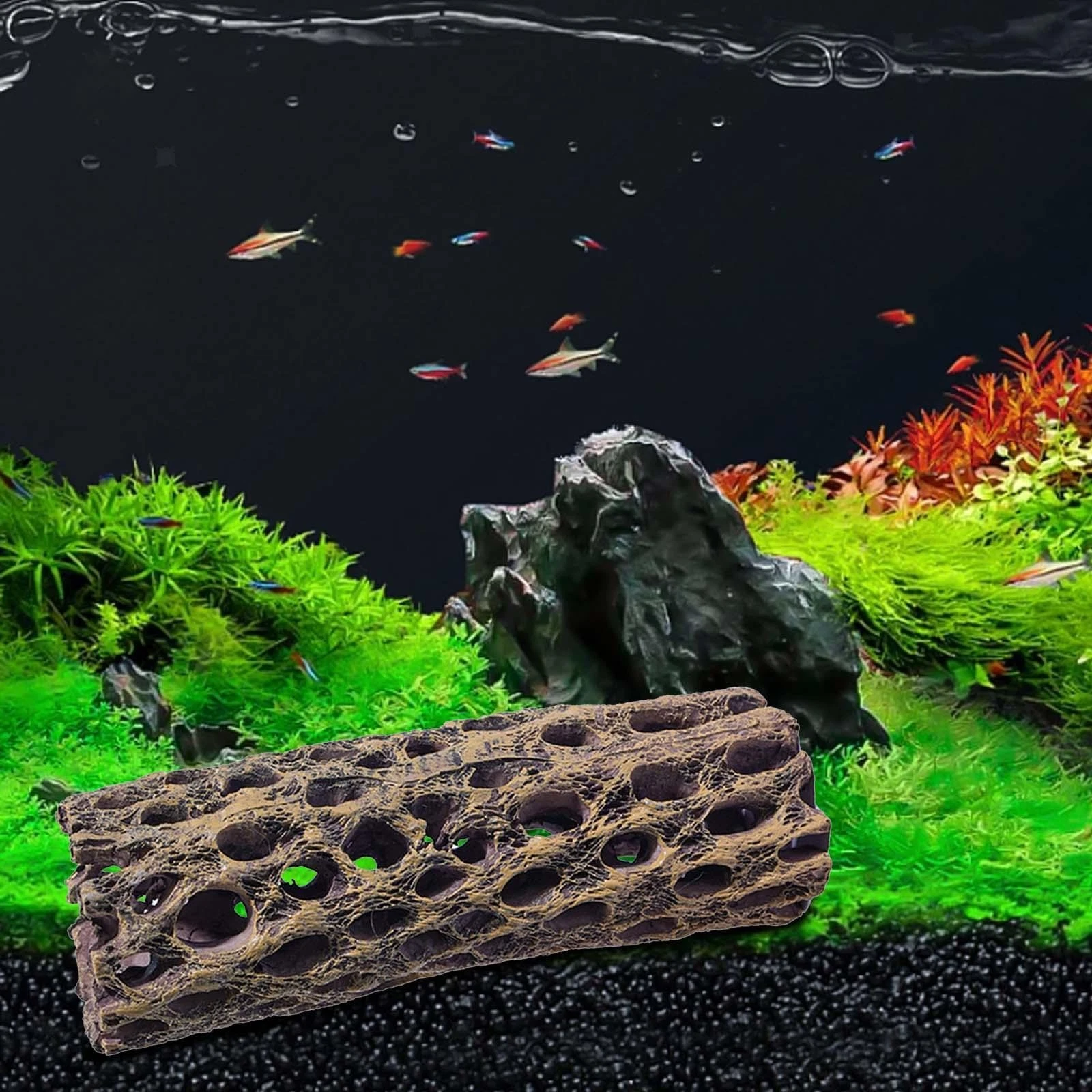 Tank Decoration Spawning Hole Accessories Hide Cave Rockery Ornament Rest House
Opens in a new windo