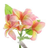 Gasper Frangipani - Plumeria Rosa & Gelb 32 Cm - Kunstblumen
