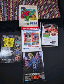 Vtg Lot Of 5 Sega Visions Magazines From 1991 Sonic Eternal Champions Genesis