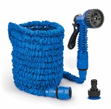 Expandable Garden Hose Pipe Anti Kink With 7 Function Water Spray Gun Magic Hose