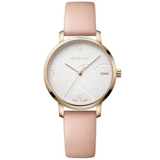 Wenger Women's Watch Metropolitan Donnissima White Dial Pink Strap 01.1731.110
