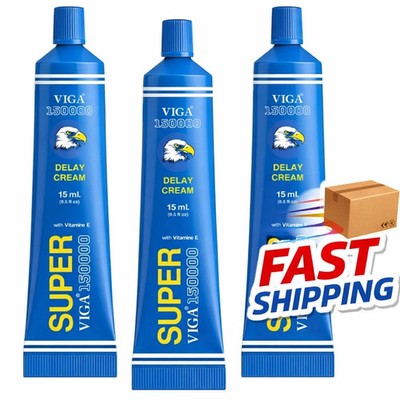 (Pack of 3) Viga 150000 Delay Cream for Men Vitamin E Formula 15ml