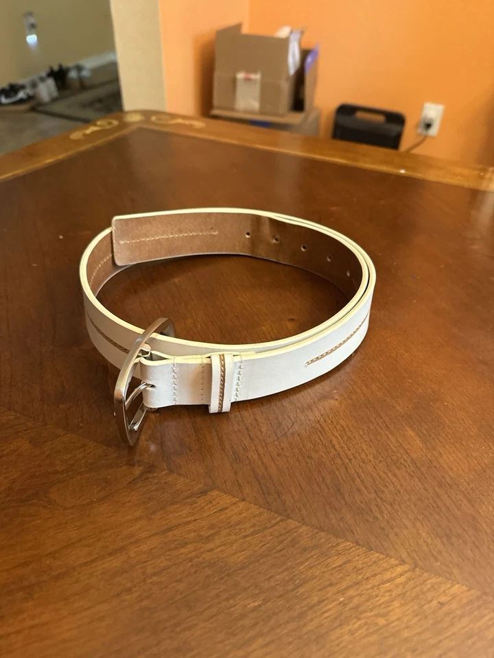 SEAN JOHN 61172 cuero cosido blanco 34 Foto 4 de 4