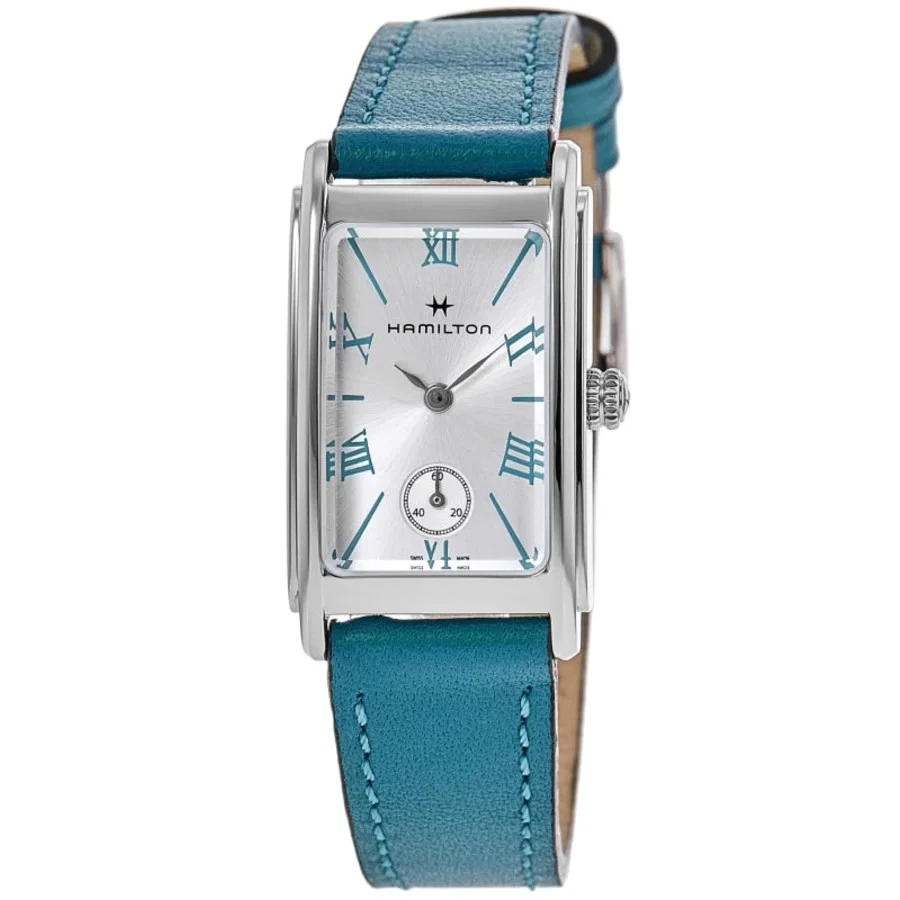 Nuevo reloj para mujer Hamilton American Classic Ardmore pequeño plateado H11221650