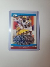 2005 COREY WEBSTER HIT ROOKIE AUTO AUTOGRAPH CARD LSU TIGERS NEW YORK GIANTS. rookie card picture