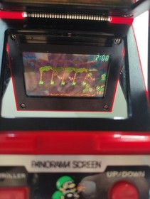 Vintage Nintendo game watch Mario's Bombs Away Panorama Screen NOT properly work
