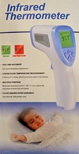 Infrared Digital Thermometer Forehead, Ear Body Temperature Gun Non-Contact NIB