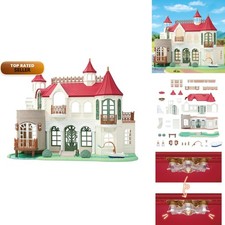 Calico Critters Red Roof Home Riverside Manor Dollhouse