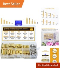 320-Pcs Motherboard Standoff Kit with Brass Screws for Seamless Assembly
