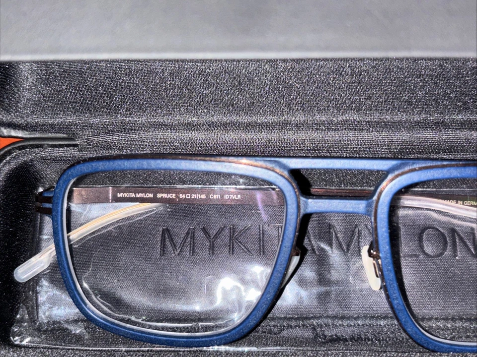 Mykita Mylon abeto azul marino marcos oro rosa 54-22-145 col 611 NJMG611 Foto 2 de 4