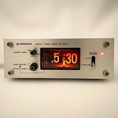 Pioneer PP-215A Digital timer model Alarm Flip Clock Audio