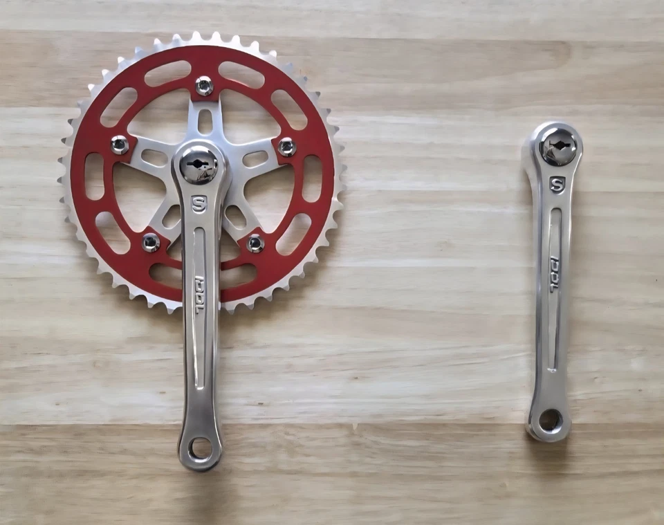 Juego de bielas Sugino BMX Old Super Maxy Cross IDOL GT Redline Mongoose Diamondback CW Foto 2 de 3