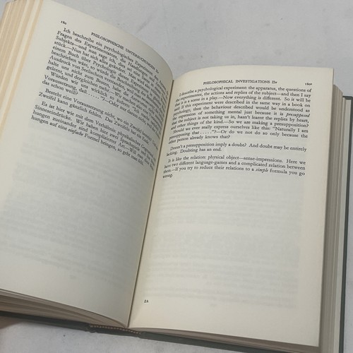 1969 Ludwig Wittgenstein PHILOSOPHICAL INVESTIGATIONS Third Edition HC - Picture 22 of 24