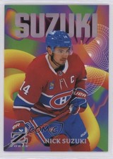 2023-24 Skybox Metal Universe Z-Force Rave 252/399 Nick Suzuki #34 0me2