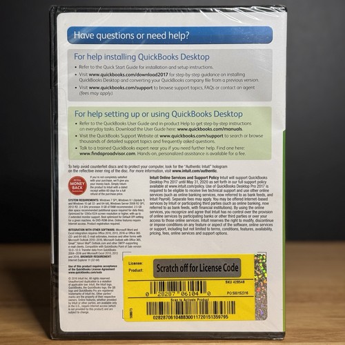 NEW Quickbooks Desktop PRO 2017 Windows Accounting - SEALED - Picture 4 of 8
