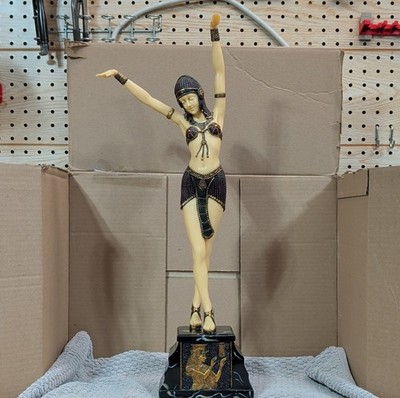 Large 22'' Veronese Design Egyptian Dancer Statue - 2000 Collection - Grand Scale
