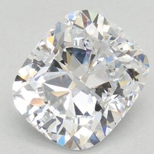 2ct Cushion Lab Grown Loose Diamond GIA Certified D/VVS2 +Free Ring (6441542528) 2180.72 per carat