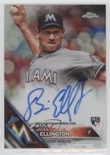 2016 Topps Chrome Rookie Auto Refractor 62/499 Brian Ellington #RA-BE Auto 0w8