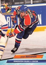 1992-93 Ultra #56 Josef Beranek Edmonton Oilers Hockey