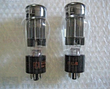 Matched Pair NOS NIB 6AS7G RCA Coke Bottle Power Tubes - TV-7 Tested