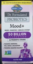 Garden Of Life Dr. Formulated Probiotics Mood+ Acidophilus Probiotic 60
