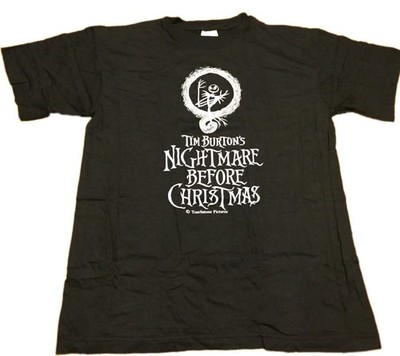 Vintage 1998 NIGHTMARE BEFORE CHRISTMAS shirt L 90s anime Disney movie promo