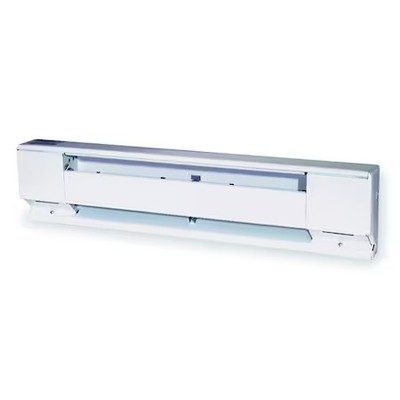 Dayton 3Ug82 30'' Electric Baseboard Heater, White, 376/500W, 208/240V