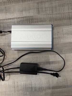 Maxtor OneTouch III 200GB External Hard Drive USB 2.0 Tested w/ Power Supply