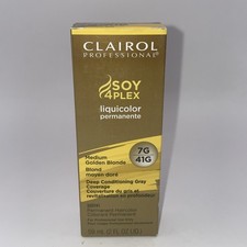 Clairol Professional Soy 4Plex Permanent Hair Color 7G/41G MEDIUM GOLDEN BLONDE