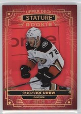 2022-23 Upper Deck Stature Rookies Red 39/75 Hunter Drew #148 1s8