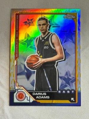2025 Topps Chrome McDonald's All-American Logo Refractor Darius Adams #2
