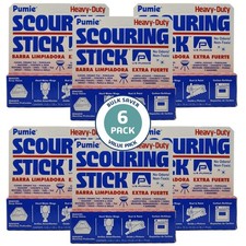 6-Pack PUMIE HDW Scouring Stick for Toilet Bowl 6 Count Pack of 1 , Blue