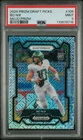 Bo Nix 2024 Panini Prizm Draft Picks #105 Mojo Prizm #/25 RC Broncos PSA 9