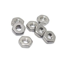 8-32 Hex Nut, Coarse Thread Hexagon Nut,18-8 Stainless Steel Hex Nut, Silver ...