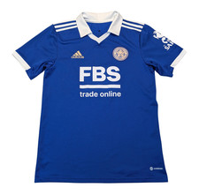 Leicester City 2022/2023 Adidas Home Original VARDY Fan Edition Football Shirt S