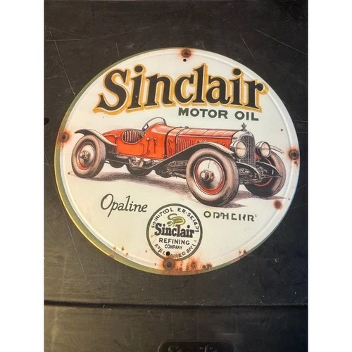 Vintage style  Sinclair Motor Oil Metal Sign